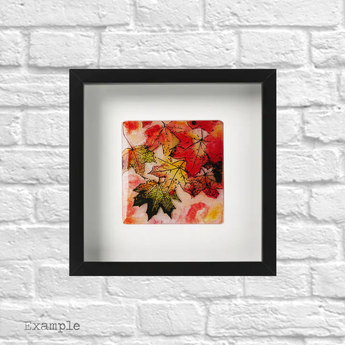 Autumn Leaves | Framed Glass