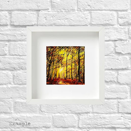 Autumn Walk |Framed Glass