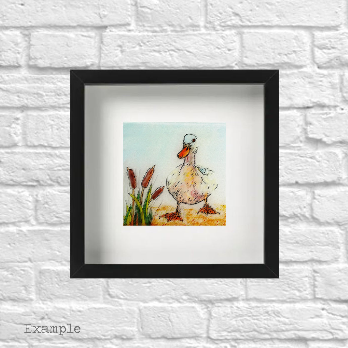 Duck | Framed Glass
