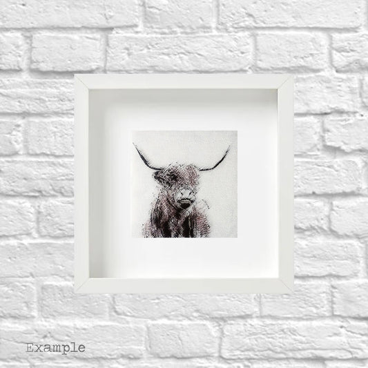 Highland Cow | Framed Glass