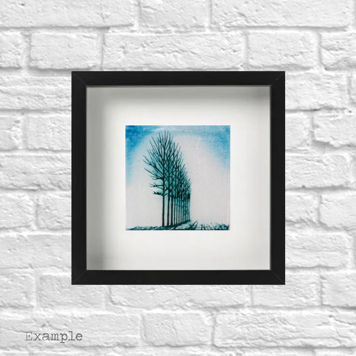 Tree Grove | Framed Glass