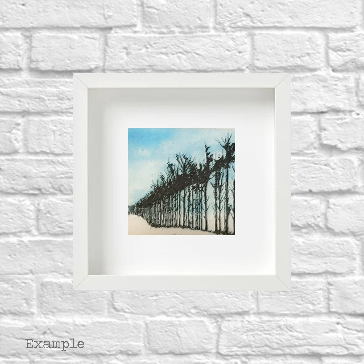 Tree Line | Framed Glass