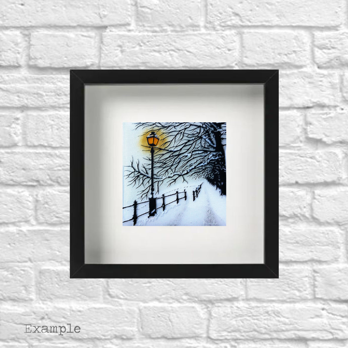 Winter Walk | Framed Glass