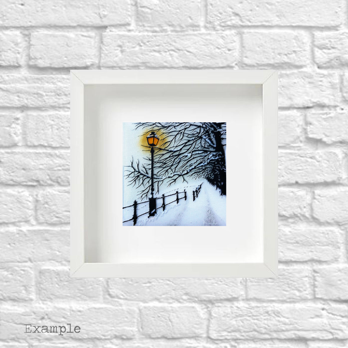 Winter Walk | Framed Glass