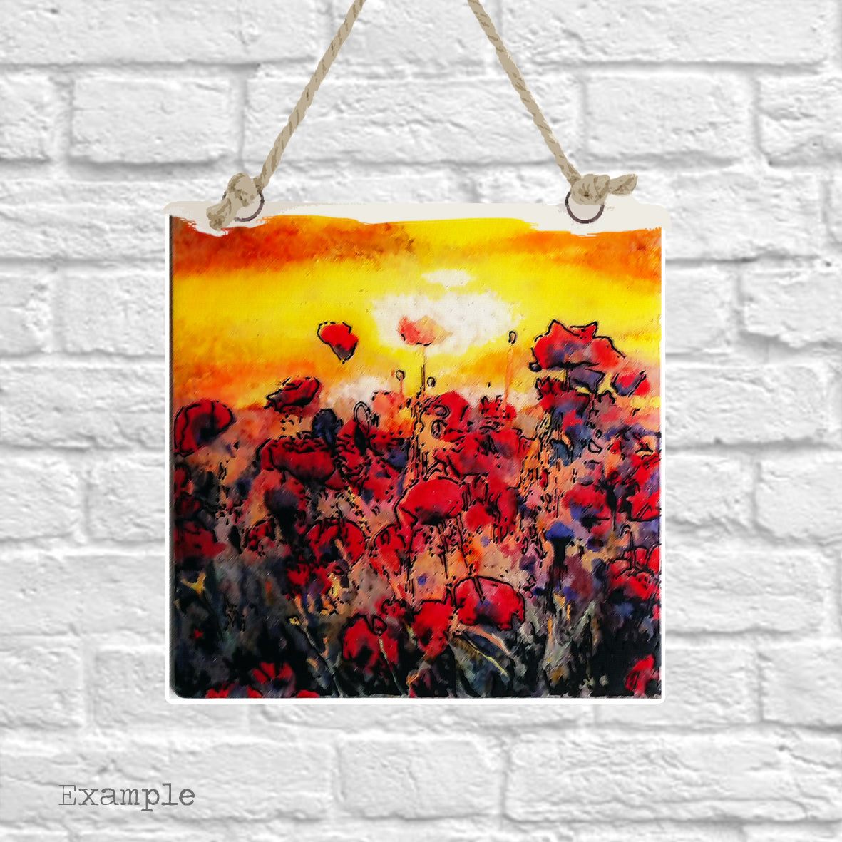 Poppy Field | Rope Hanging