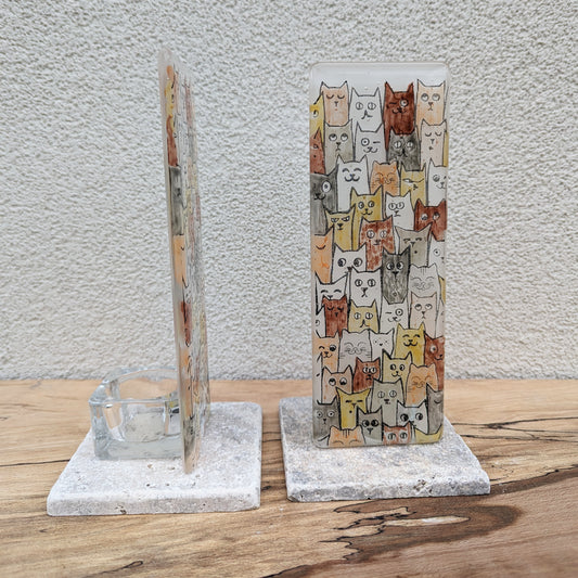 Cats | Candle Holder
