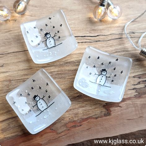 Dish | Little Snowmen