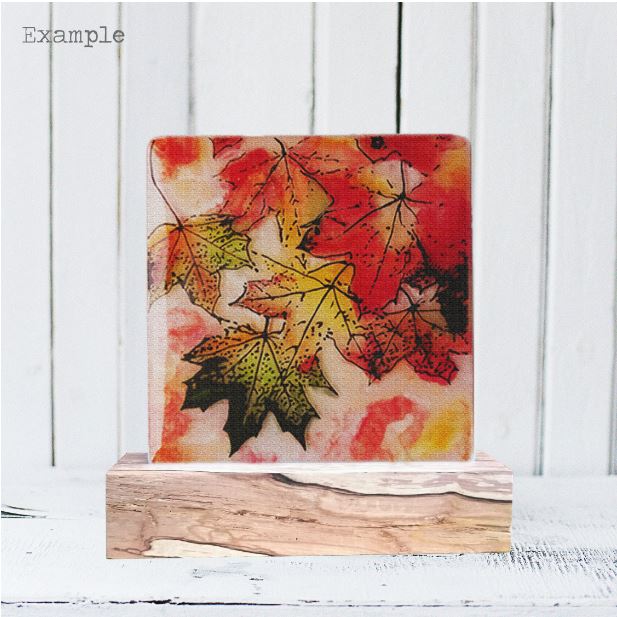 Autumn Leaves | Wooden Base