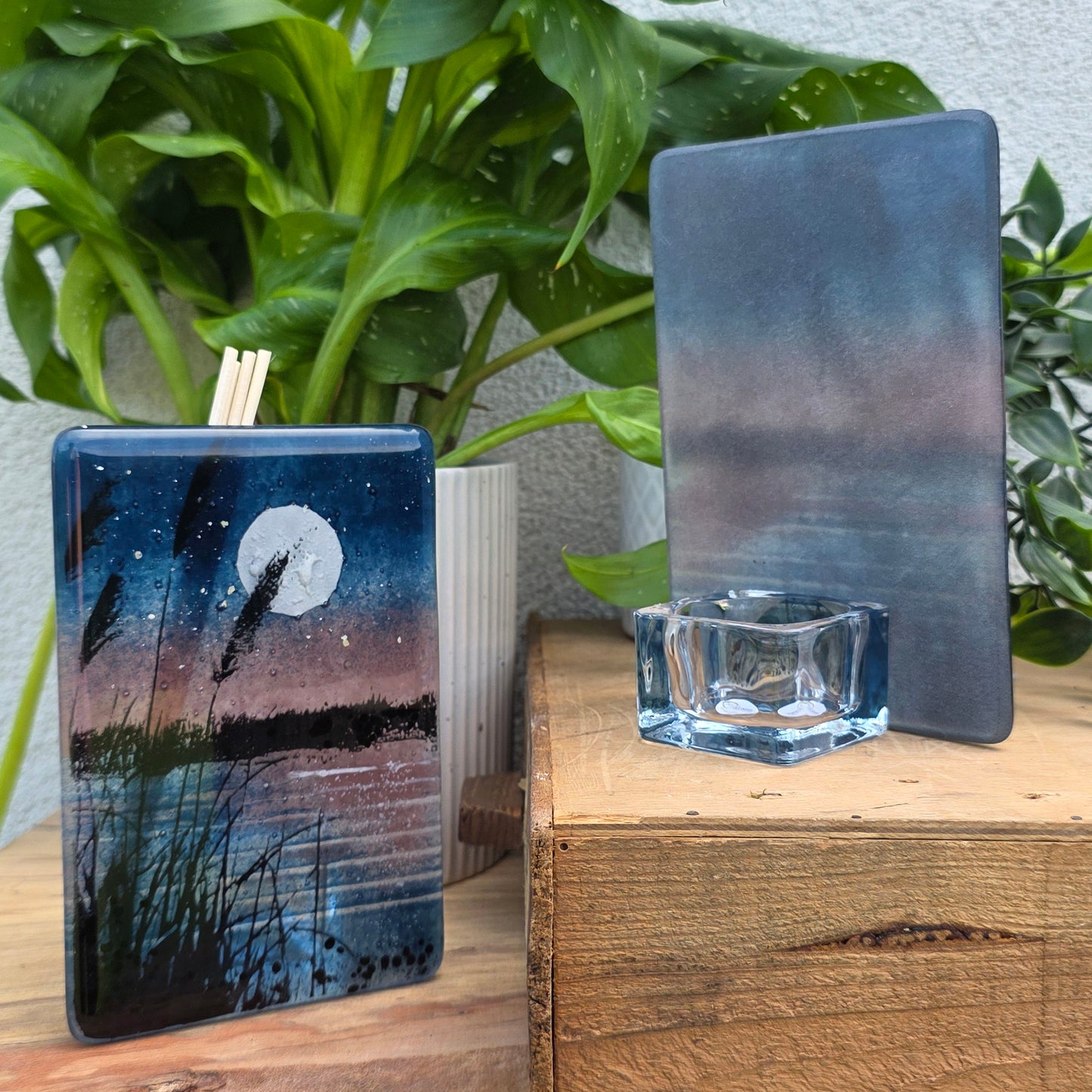Moonlight Reeds | Candle Holder