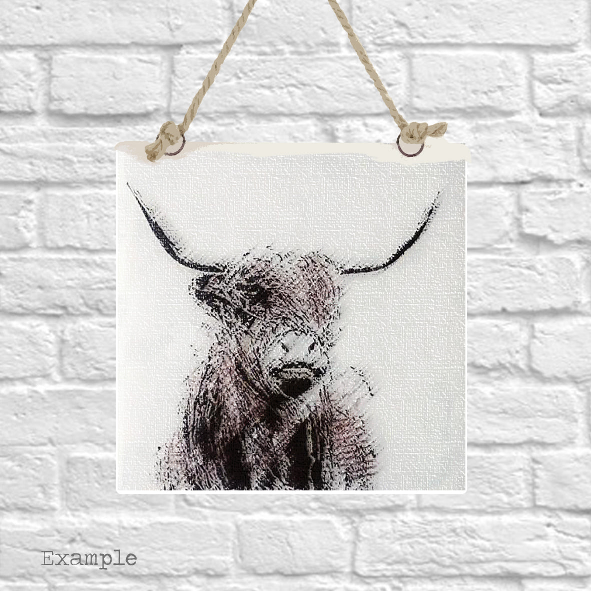 Highland Cow | Rope Hanging