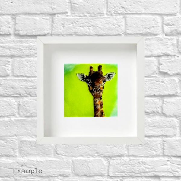 Giraffe<br/>Framed Glass