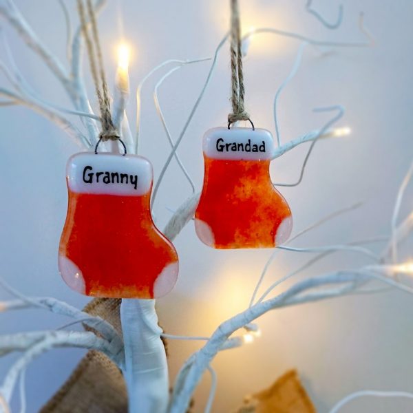 Personalised Stocking<br/>Decorations